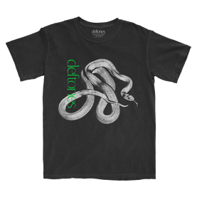 deftones logo snake tee